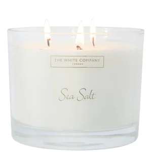 The White Company Sea Salt Large Candle 770g - Size 770g
