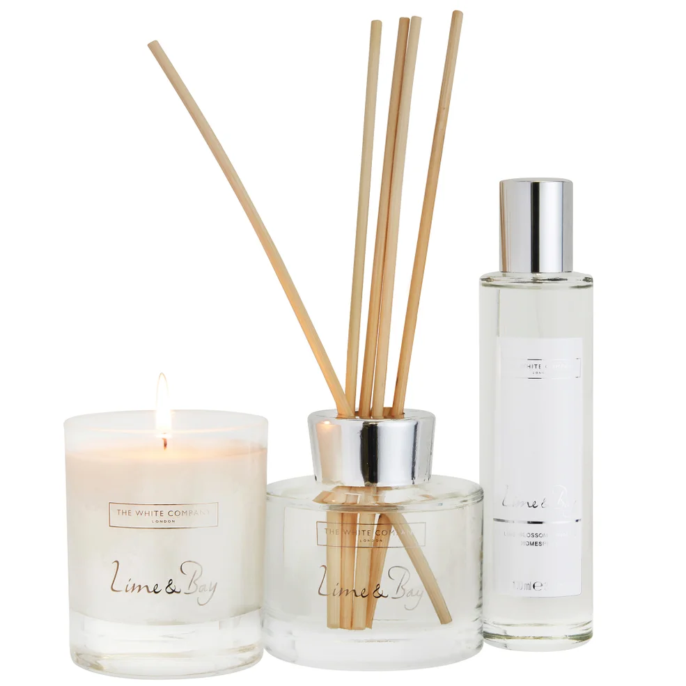 The White Company Lime & Bay Large Home Scenting Set Image 1