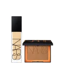 NARS Natural Longwear Foundation Gobi and NARS Laguna Bronzing Powder