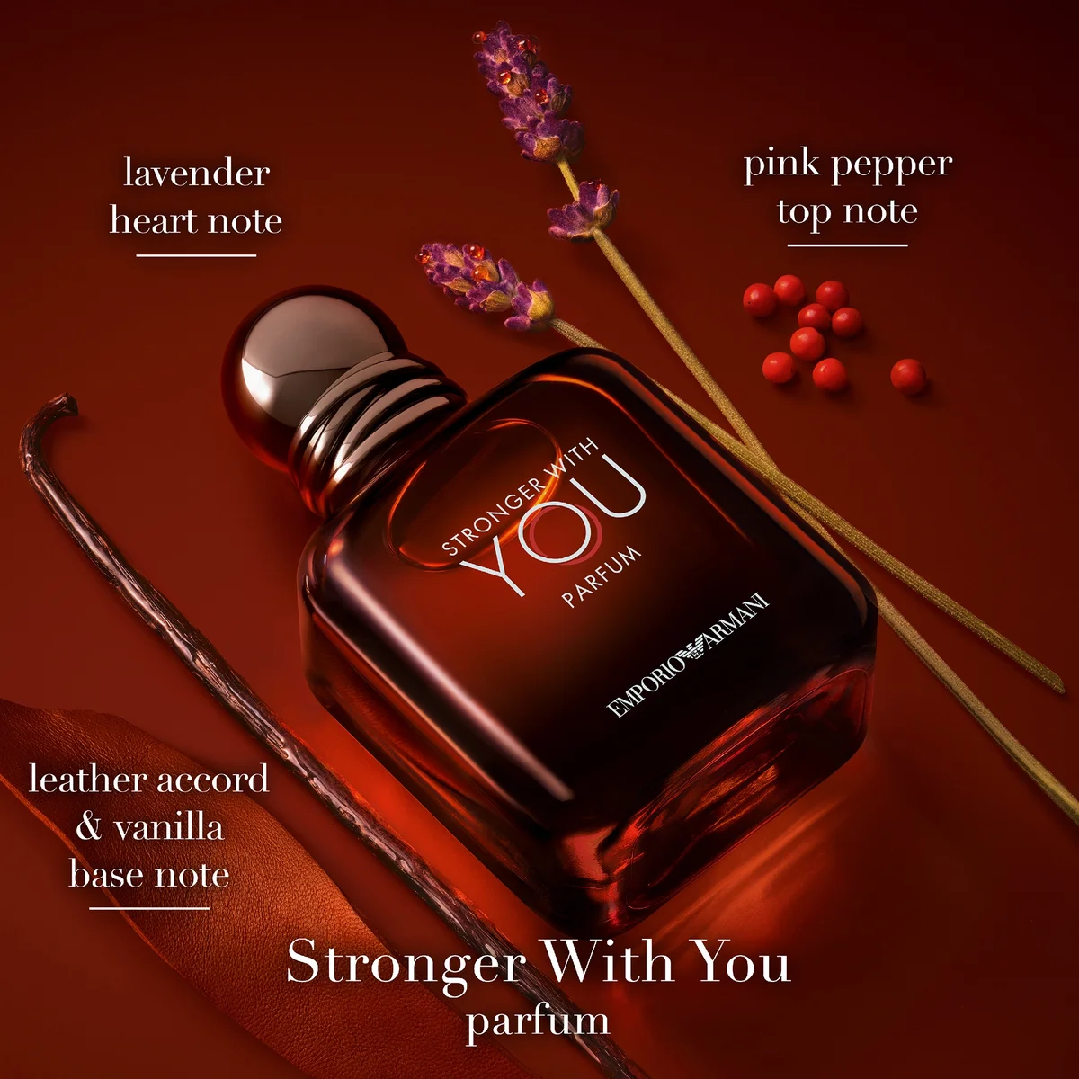 Armani Stronger With You Parfum 100ml LOOKFANTASTIC