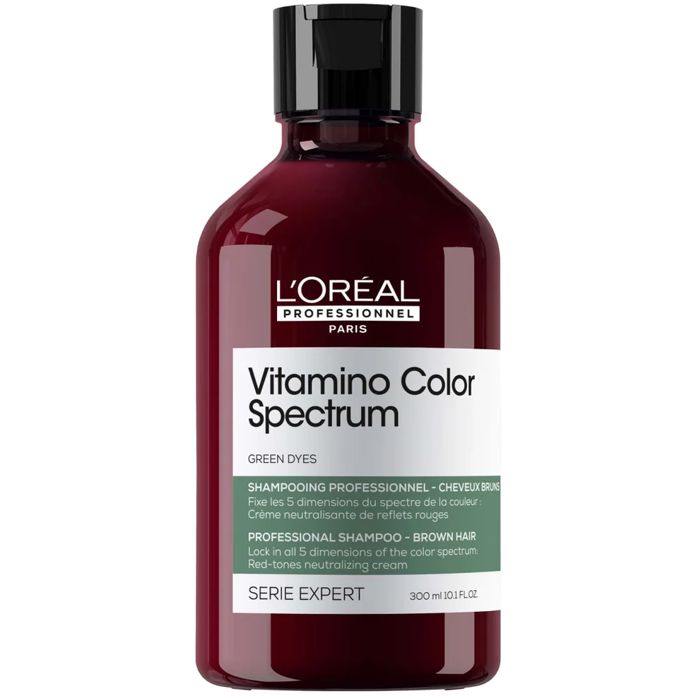 L'Oréal Professionnel Vitamino Color Spectrum Green Tinted Shampoo For Dark Brown Coloured Hair 300ml Image 1
