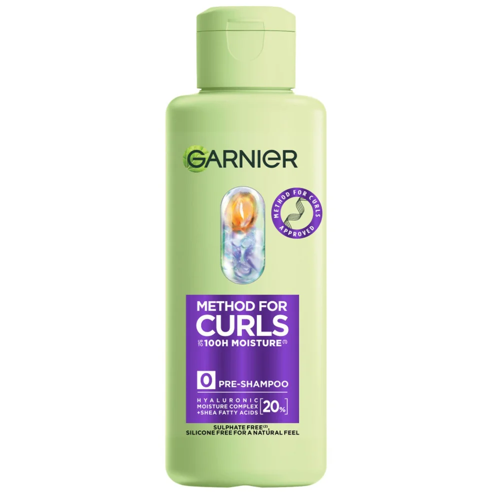 Garnier Method For Curls Pre-Shampoo, up to 100H moisture and definition 200ml Image 1