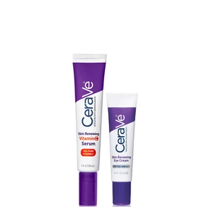CeraVe Skin Renewing Duo for Visibly Brighter Smoother Skin with Vitamin C Serum and Eye Cream - undefined undefined