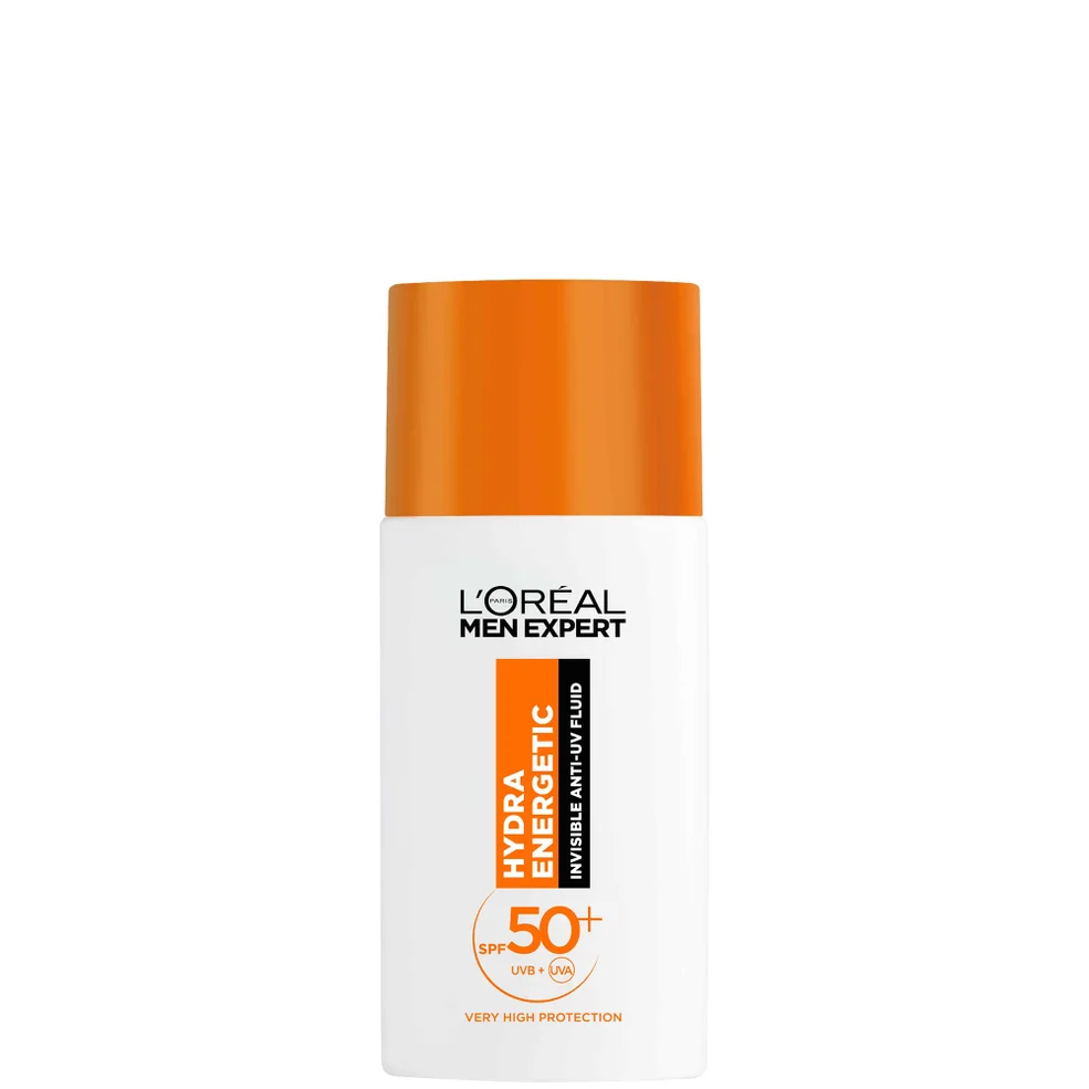 L'Oréal Men Expert Hydra Energetic Daily SPF50+ Invisible Fluid with Antioxidant Vitamin C* 50ml Image 1