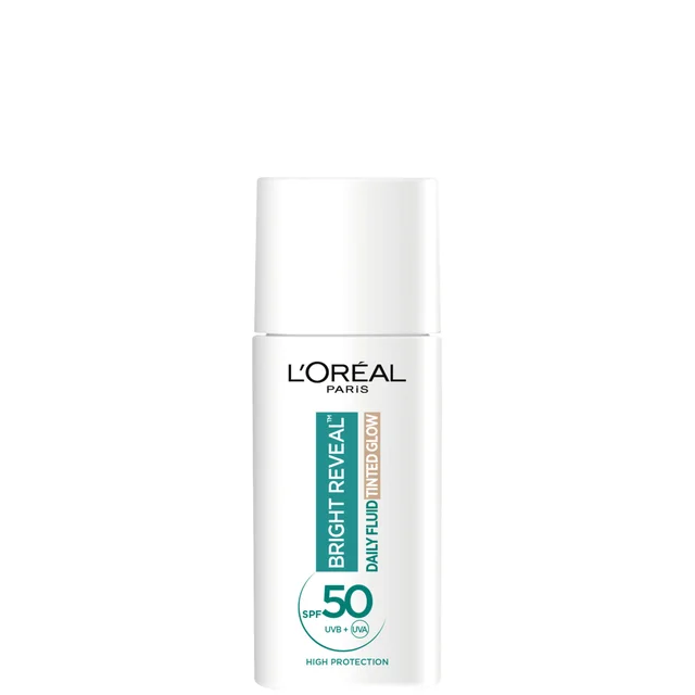 L'Oréal Paris Daily Fluid Tinted Glow SPF 50+ 50ml (Various Shades)