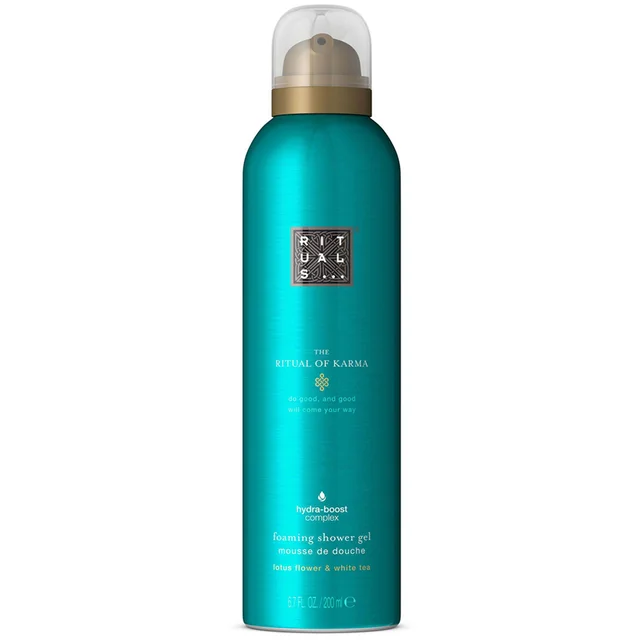 Rituals The Ritual of Karma Delicately Sweet Lotus & White Tea Foaming Shower Gel 200ml