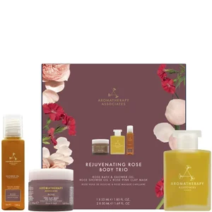 Aromatherapy Associates Rejuvenating Rose Body Trio Gift Set - undefined undefined