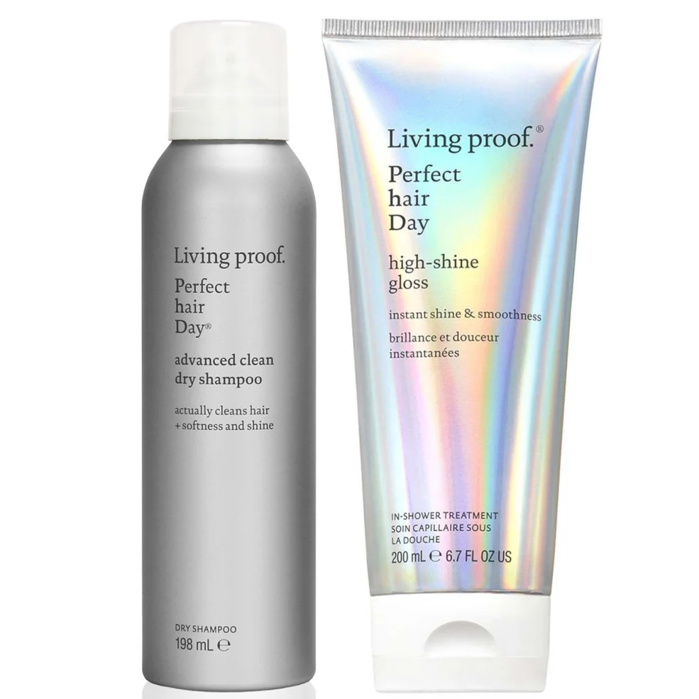 Living Proof Perfect Hair Day (PhD) Advanced Clean Dry Shampoo & High - Shine Gloss Duo Image 1