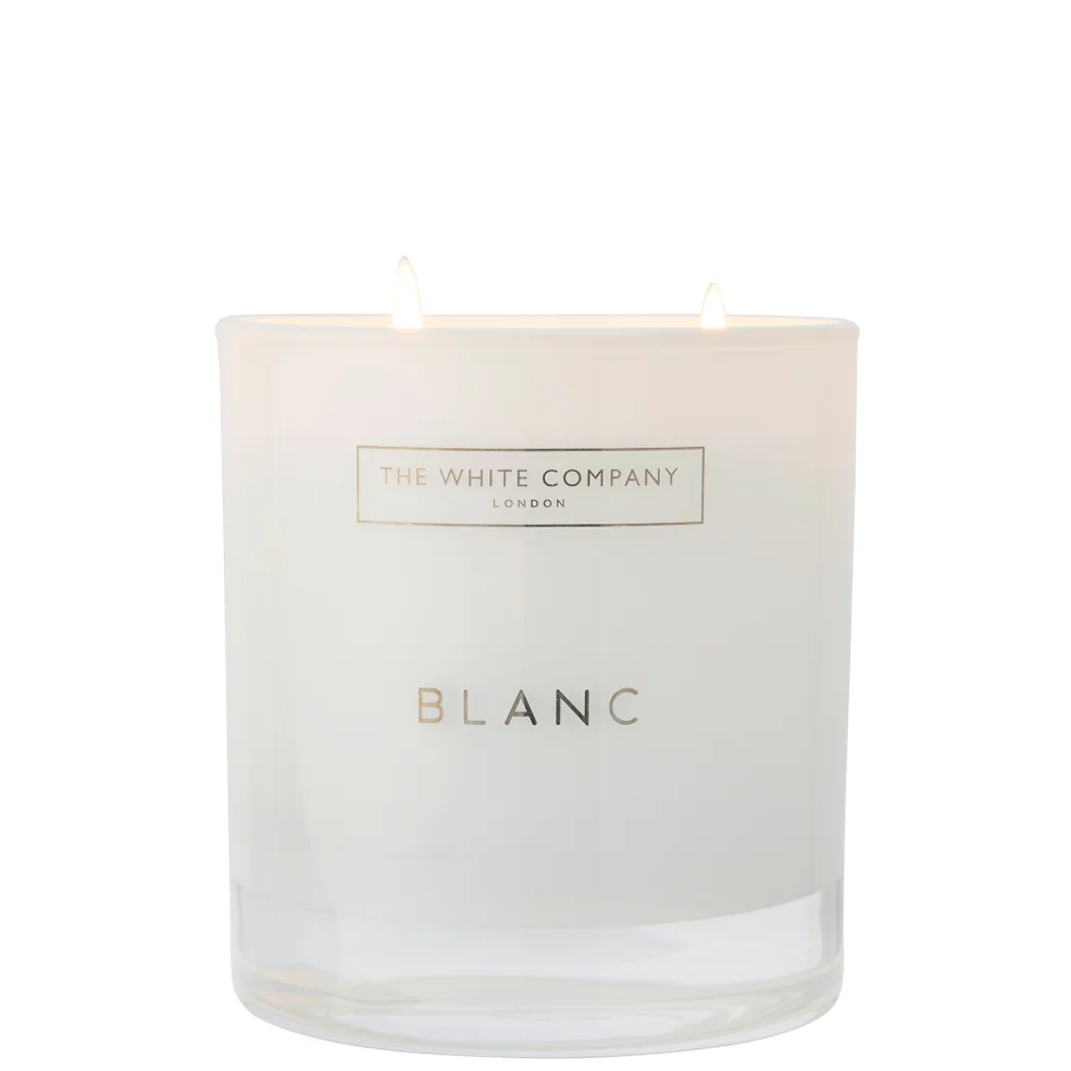 The White Company Blanc 2 Wick Candle 280g Image 1