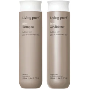 Living Proof No Frizz Shampoo and Conditioner Bundle for Frizz Control, Smoothness and Shine - undefined undefined