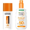L'Oréal Paris Men Expert x Ambre Solaire SPF50 Face & Body Hydrating Suncream Bundle