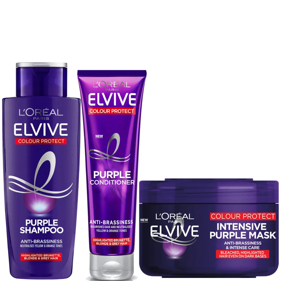 L'Oréal Paris Elvive Colour Protect Anti-Brassiness Purple Routine Image 1
