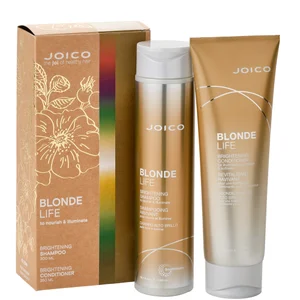 Joico Blonde Life Brightening Duo Gift Set - Shampoo 300ml & Conditioner 250ml - Option Blond Life