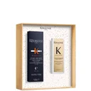 Kérastase Iconics Set for Nourishment, 8H Magic Night Serum with Niacinamide & Travel Size Elixir Ultime Hair Oil
