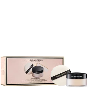 Laura Mercier -Indulgent Icons Ultra-Blur Translucent Loose Setting Powder + Puff - 20g - undefined undefined