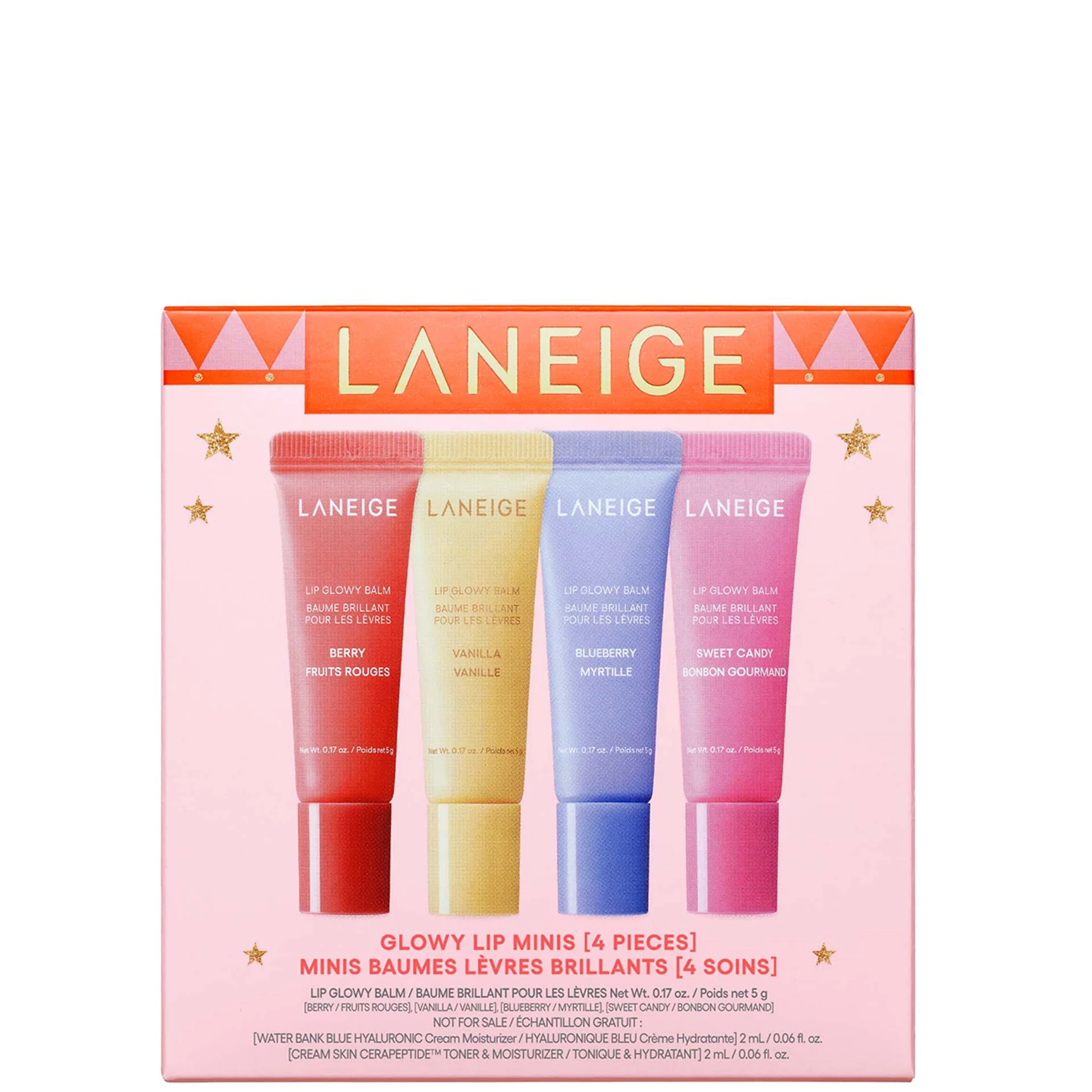 Mini Balms Laneige Mini Lip Glowy Balm Set | LOOKFANTASTIC