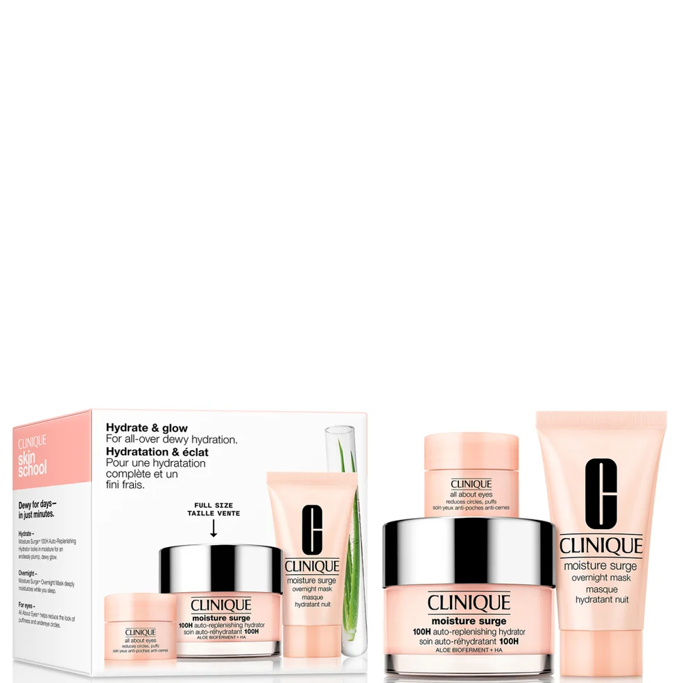Clinique Hydration & Glow, For All Over Dewy Hydration Gift Set Image 1