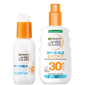 Garnier Ambre Solaire Invisible Sun Protection SPF Face & Body Bundle - undefined undefined