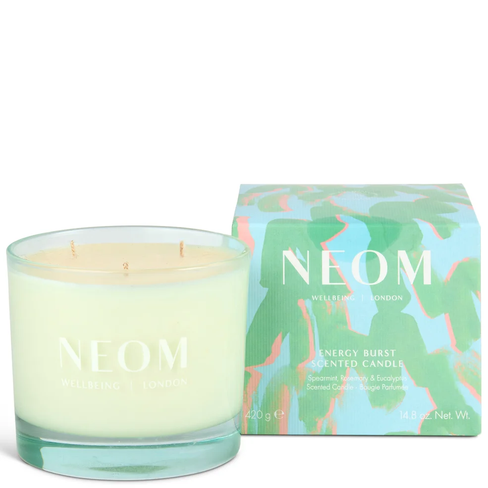 NEOM Wellbeing Energy Burst 3 Wick Candle 420g Image 1