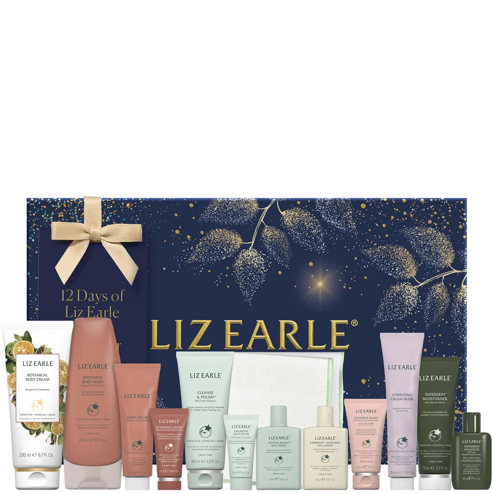 Liz Earle 12 Days of Liz Earle Beauty Advent Calendar Image 1
