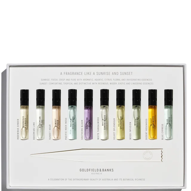 Goldfield & Banks The Native Collection Discovery Sample Set (10 x 2ml)