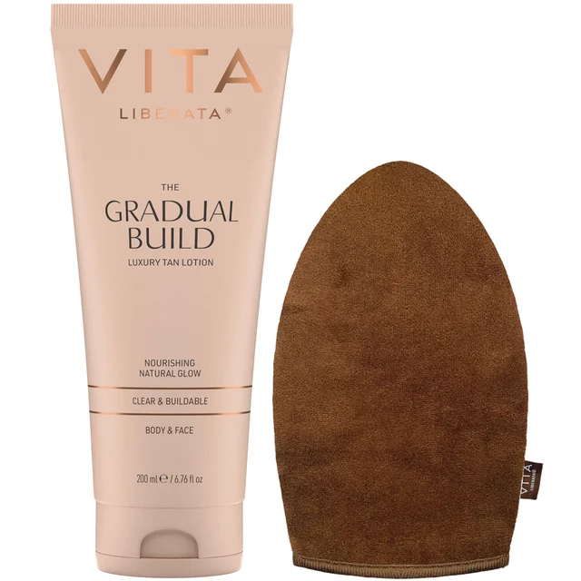Vita Liberata Gradual Tanning Lotion & Luxury Velvet Tanning Mitt - Untinted