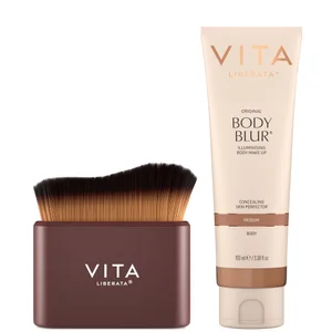 Vita Liberata Body Blur & Body Tanning Brush Bundle (Various Shades) - Shade Medium