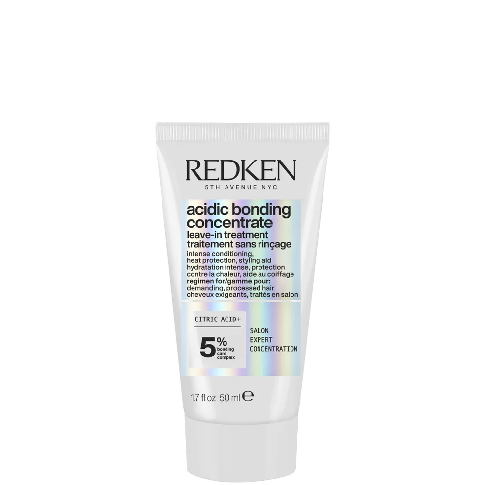 Redken Acidic Bonding Concentrate Leave In Treatment, Bond Repair for Damaged Hair with Heat Protection 50ml Image 1