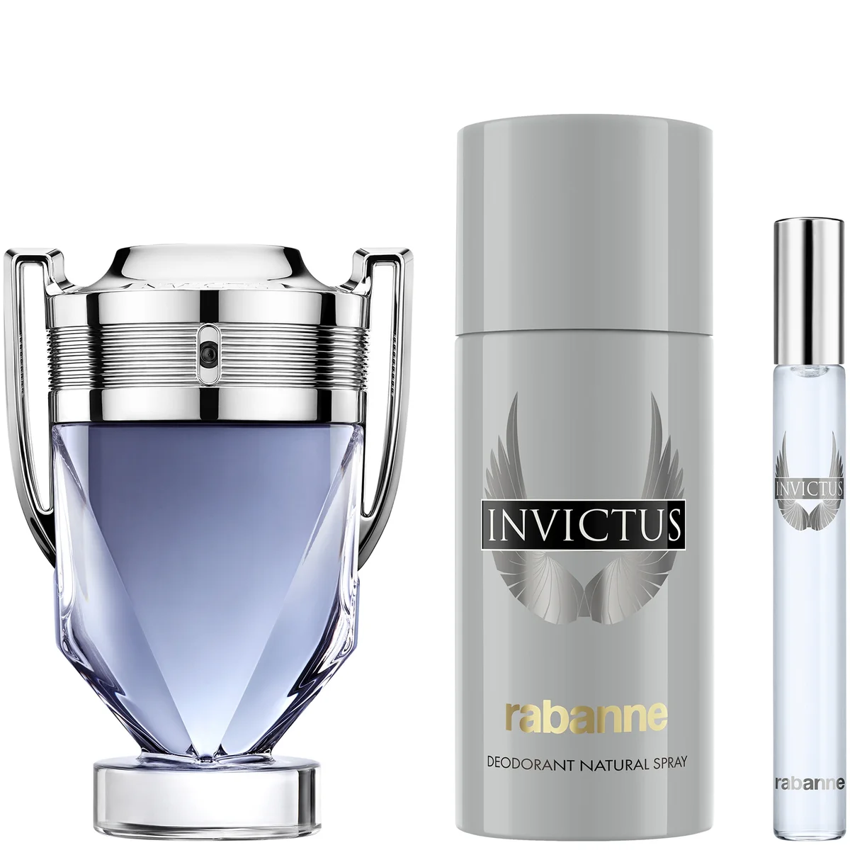 Rabanne Invictus Eau de Toilette 100ml Deodorant 150ml Eau de