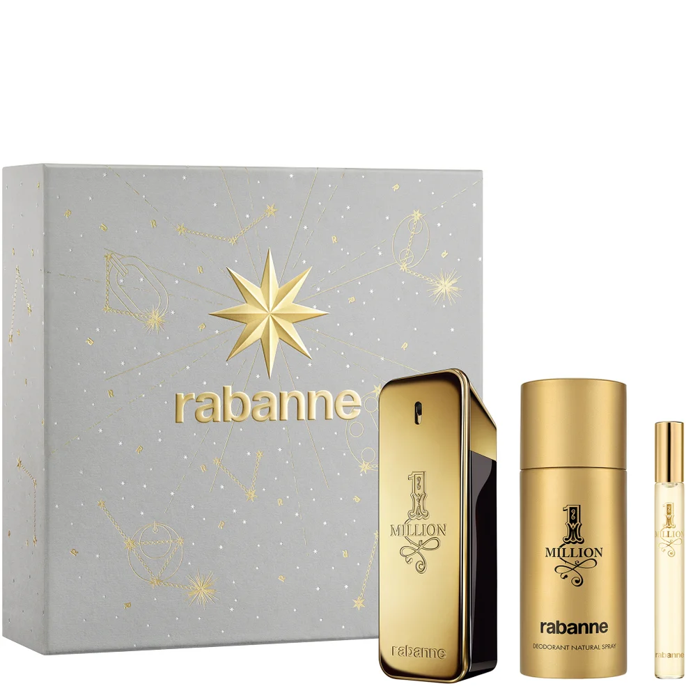Rabanne 1 Million Eau de Toilette 100ml + Deodorant 150ml + Eau de Toilette 10ml Image 1