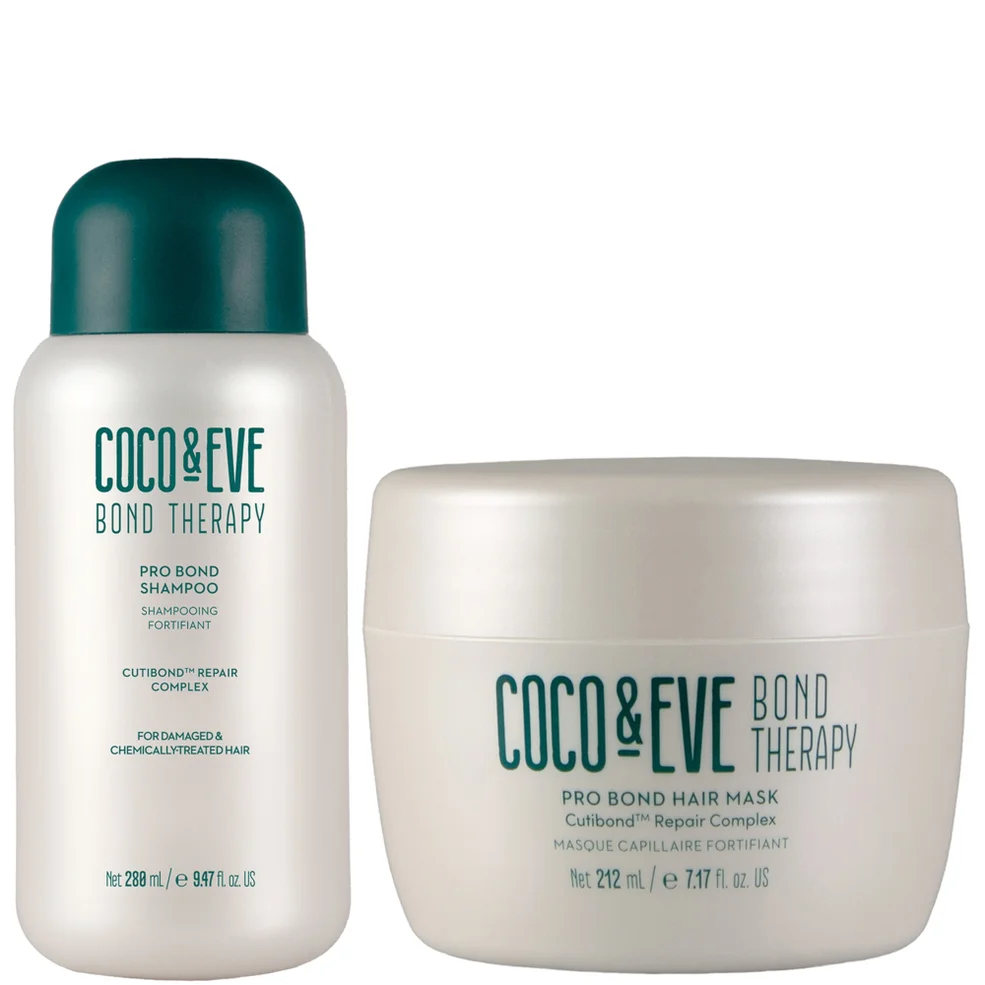 Coco & Eve Bond Therapy Shampoo & Mask Duo Bundle Image 1