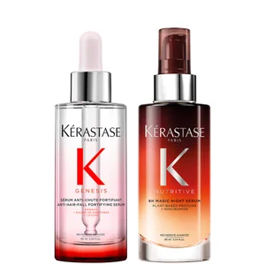 Kérastase Magic Power Duo, Genesis Anti-Chute Fortifiant Serum 90ml and Nutritive 8H Night Serum 90ml - undefined undefined