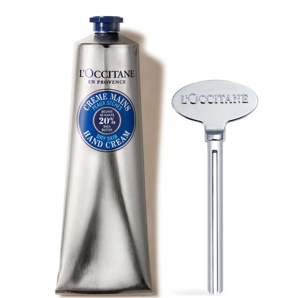 L'Occitane Shea Butter Hand Cream with Magic Key Tube Squeezer Image 1