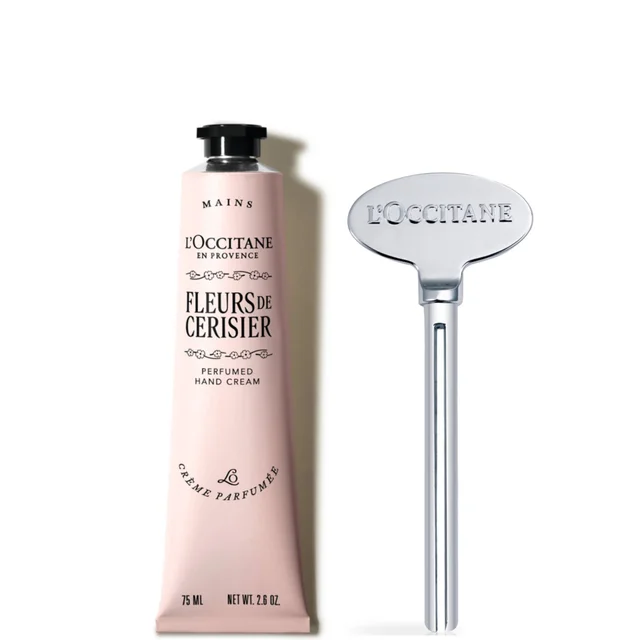 L'Occitane Fleurs de Cerisier Hand Cream with Magic Key Tube Squeezer