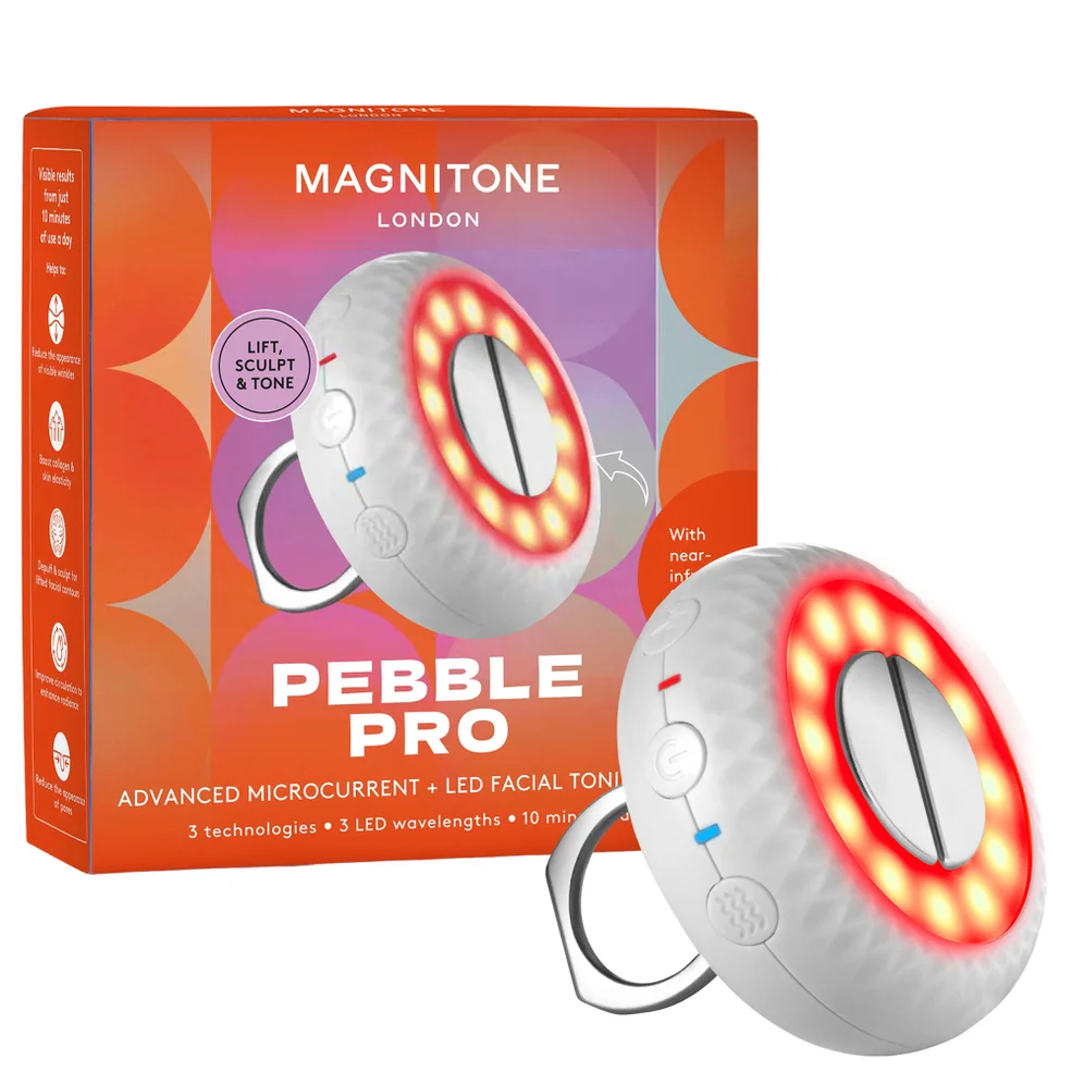 MAGNITONE London Pebble Pro Advanced Microcurrent & LED Facial Toning ...