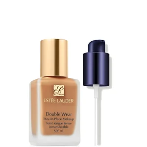 Estee Luader Double Wear Stay-in-Place Makeup With Makeup Pump Bundle (Various Shades) - Shade 3W2 Cashew