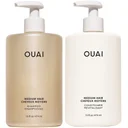 OUAI Medium Shampoo and Conditioner Jumbo Set