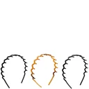 brushworks Zig Zag Headband - 3 Pack