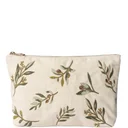 Elizabeth Scarlett Olive Branch Canvas Everyday Pouch - Cream