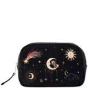 Elizabeth Scarlett Aurora Lights Velvet Makeup Bag - Charcoal