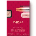 KIKO Milano Holly Jolly Trio Make Up Gift Set 21.5ml