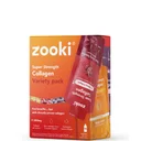 Zooki Super Strength Marine Collagen 11,000mg, Variety Pack - 14x18.5ml Liquid Sachets