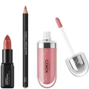 KIKO Milano Exclusive Rosey Nude Lip Trio