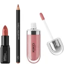 KIKO Milano Exclusive Deep Mauve Lip Trio