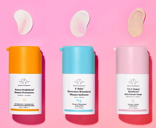 Drunk Elephant Face Mask Range