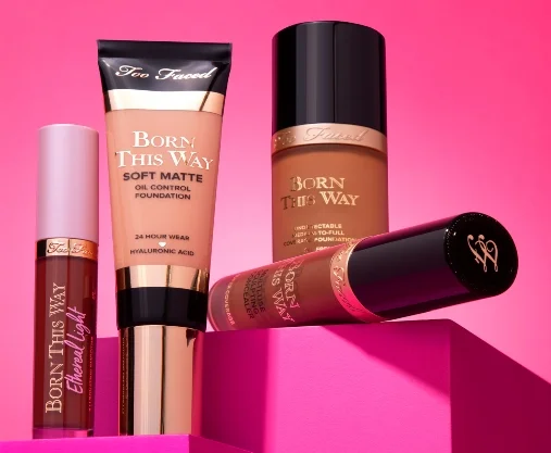 Too Faced foundation, concealer and bronzer