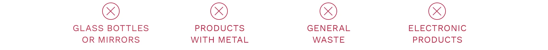 what you cant recycle