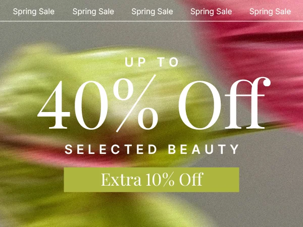 🎉 Glow up time! LookFantastic is offering up to 40% off on your beauty faves! 💄✨ PLUS, use code EXTRA10 for an extra 10% off! Grab your glam goodies now! 🌟 #BeautyBonanza #LookFantastic