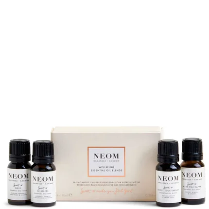 NEOM Wellbeing Essential Oil Blends 4x10ml