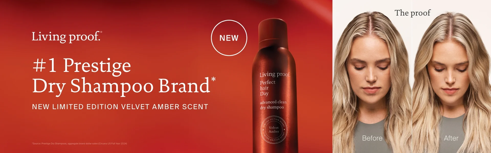 Living Proof New Limited Edition Velvet Amber Dry Shampoo
